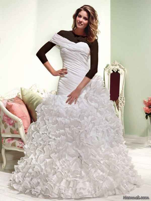 لباس عروس بسیار شیک و جذاب